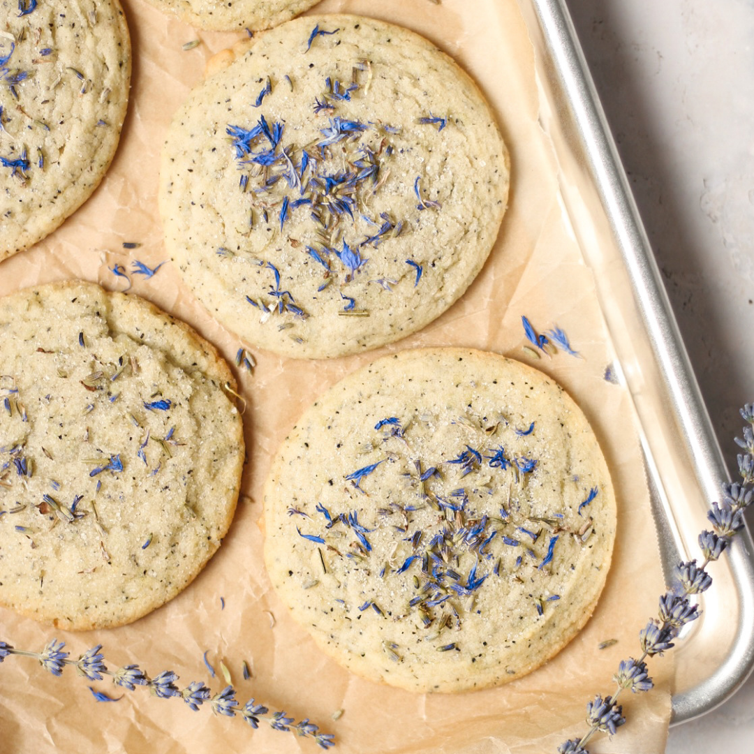 Lavender Earl Grey Sugar Cookies