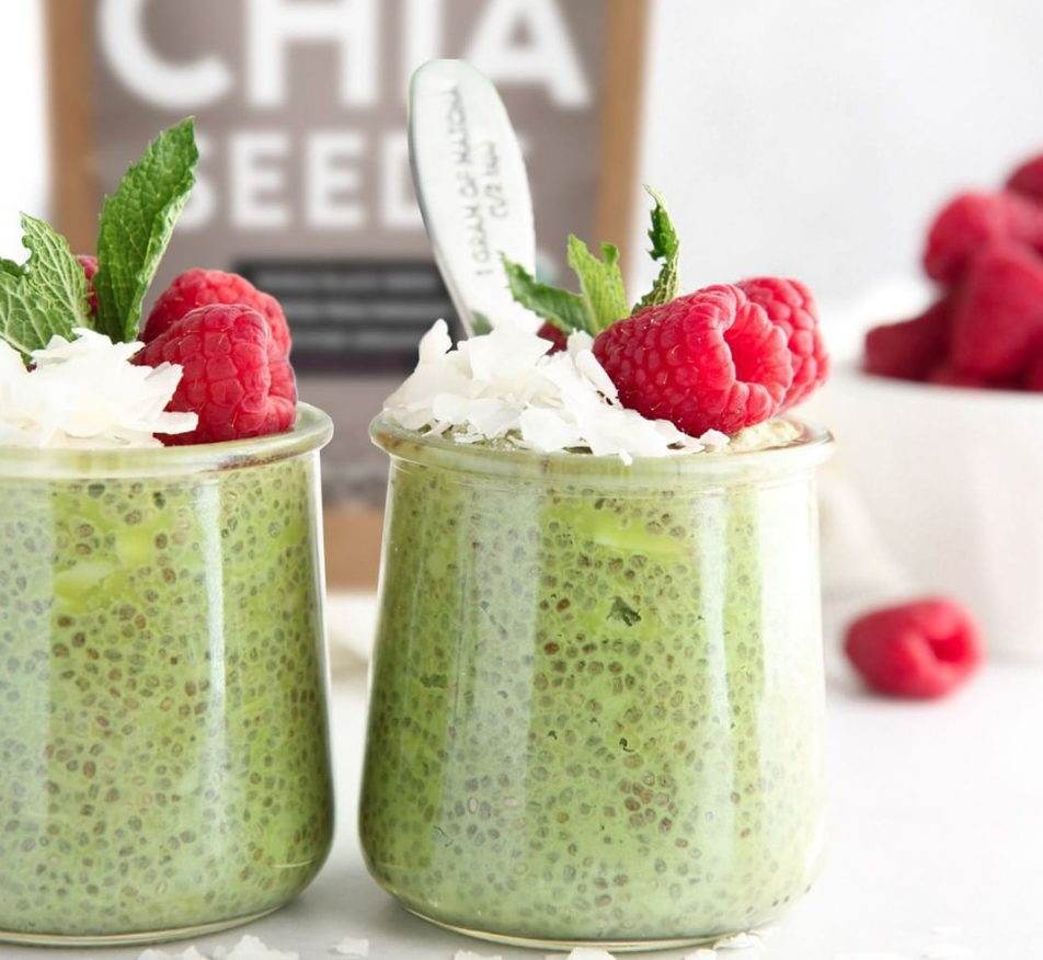 Matcha Chia Seed Pudding