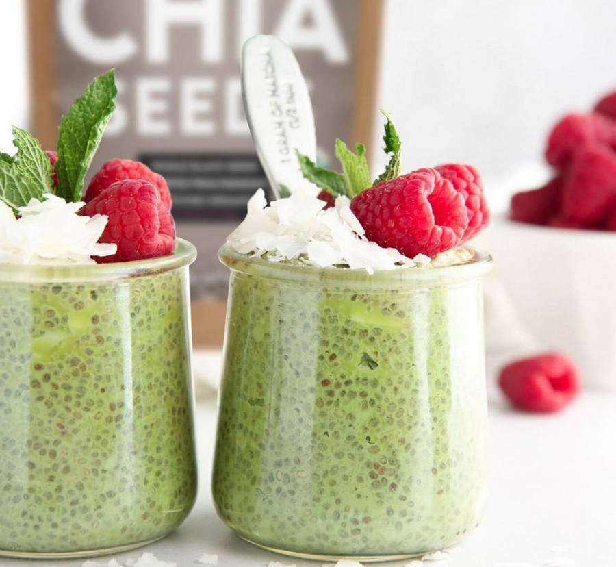 Matcha Chia Seed Pudding