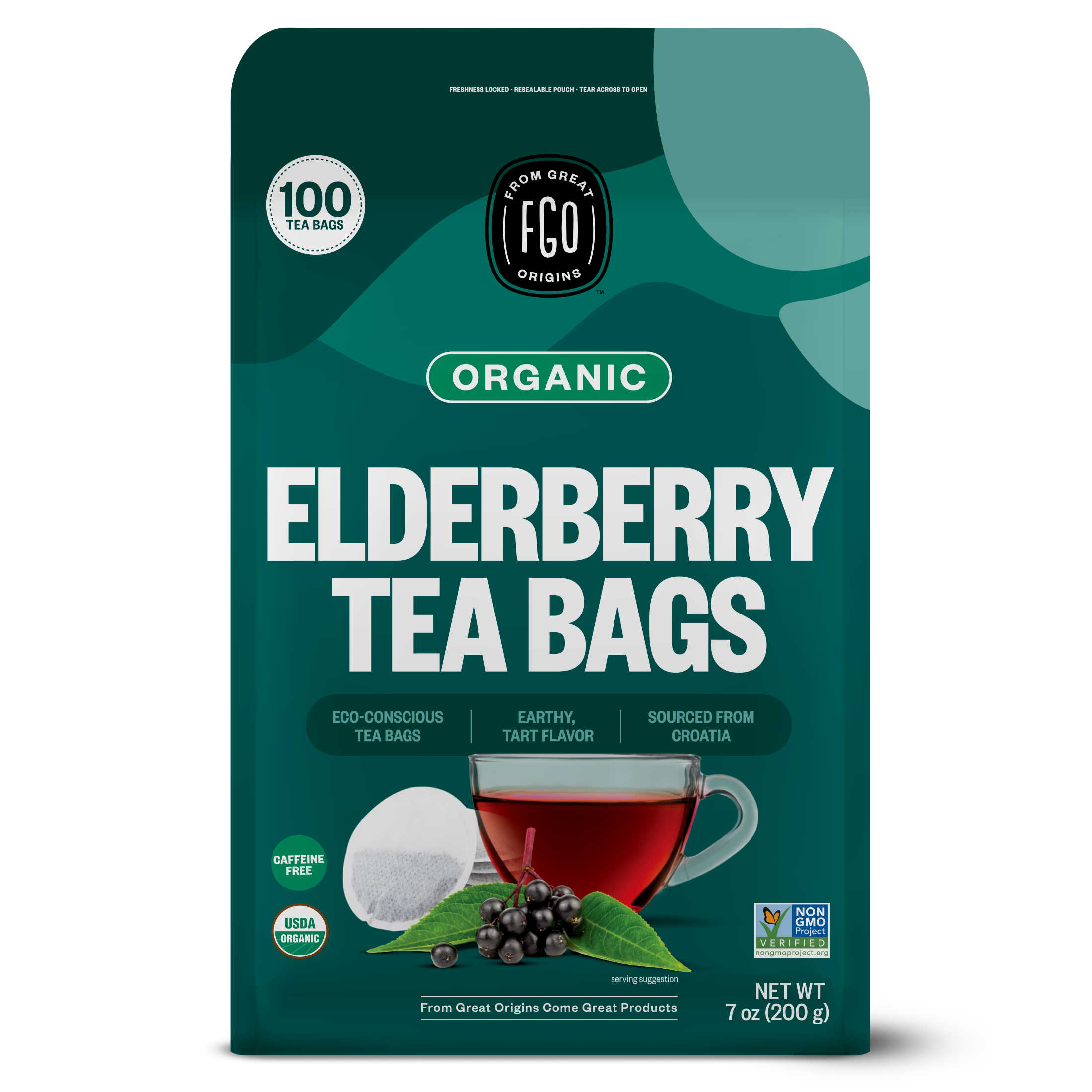 Elderberry Tea Bags – FGO - From Great Origins