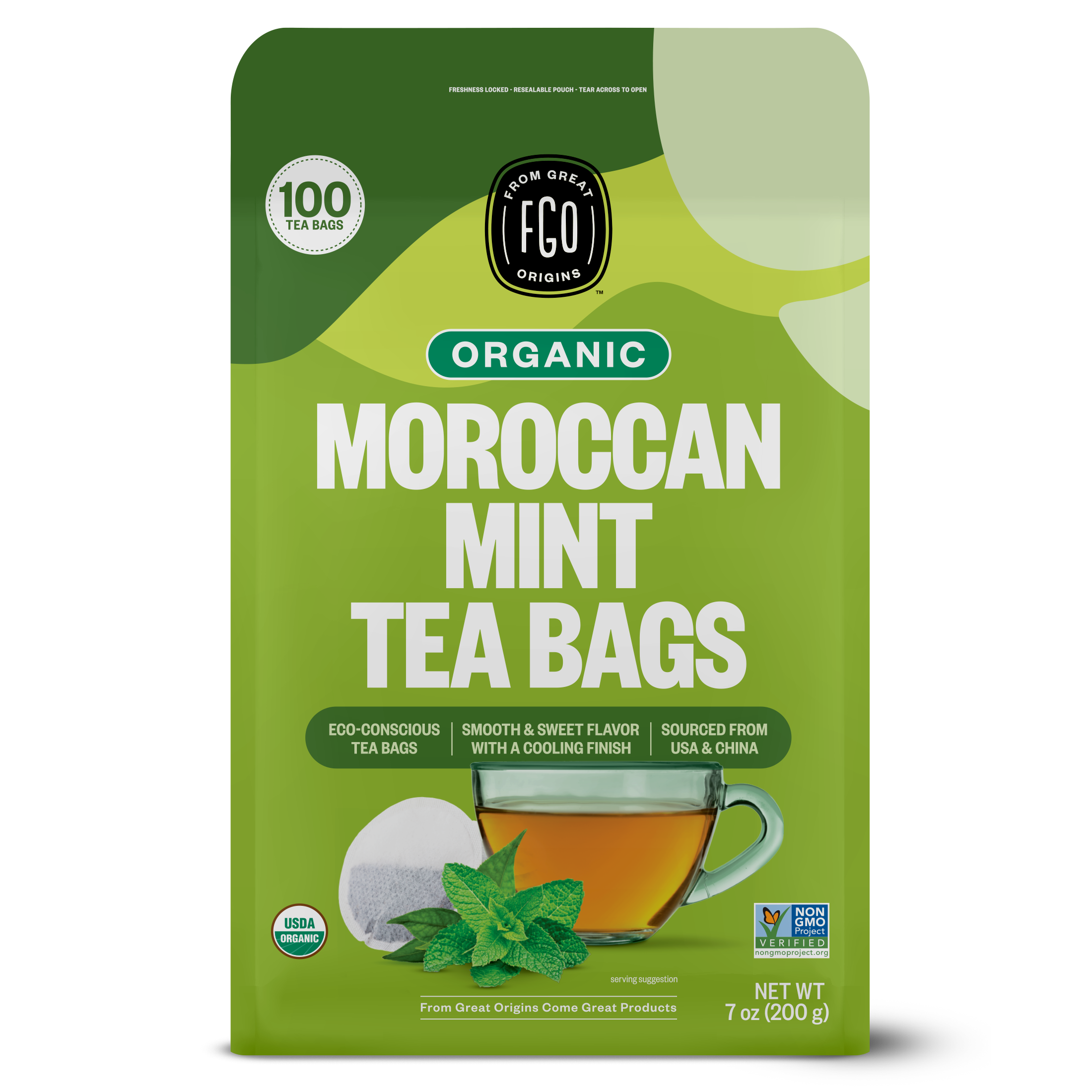 Moroccan Mint Tea Bags – FGO - From Great Origins