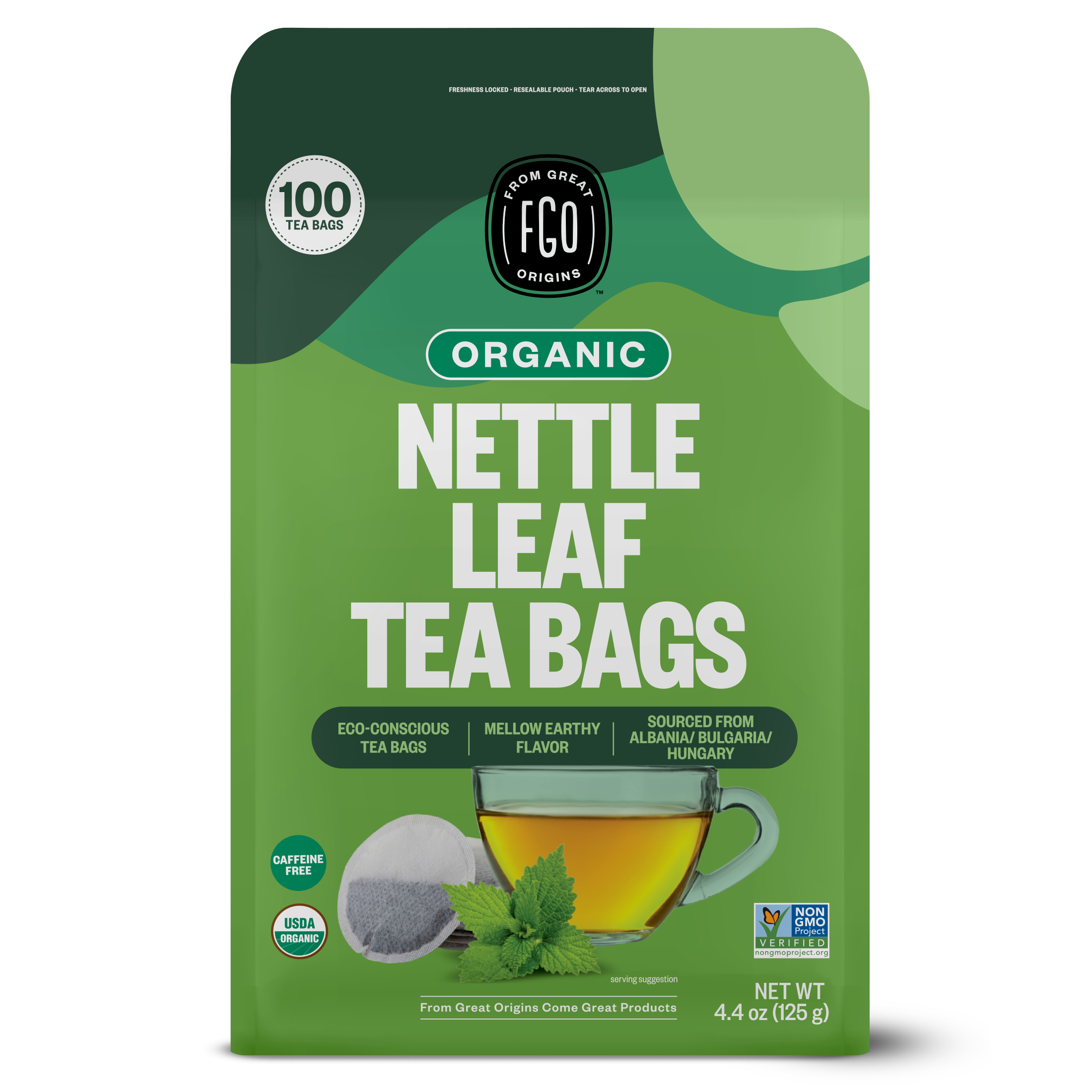 Nettle Leaf Tea Bags – FGO - From Great Origins