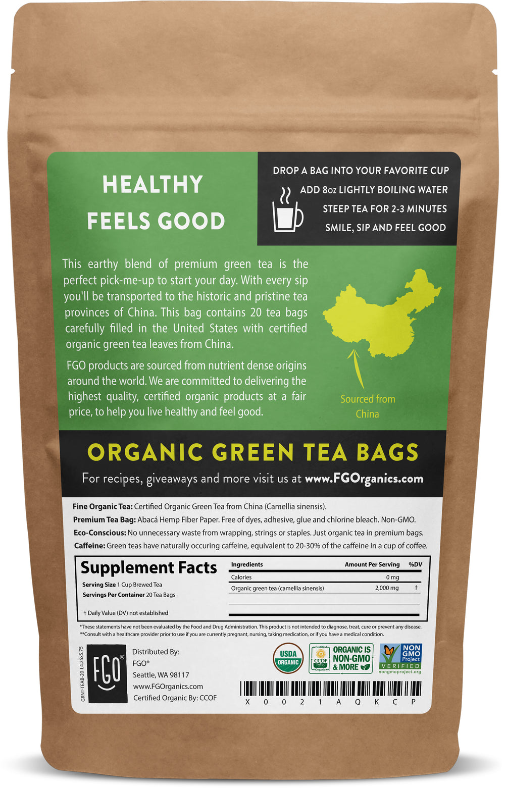 Green Tea Bags
