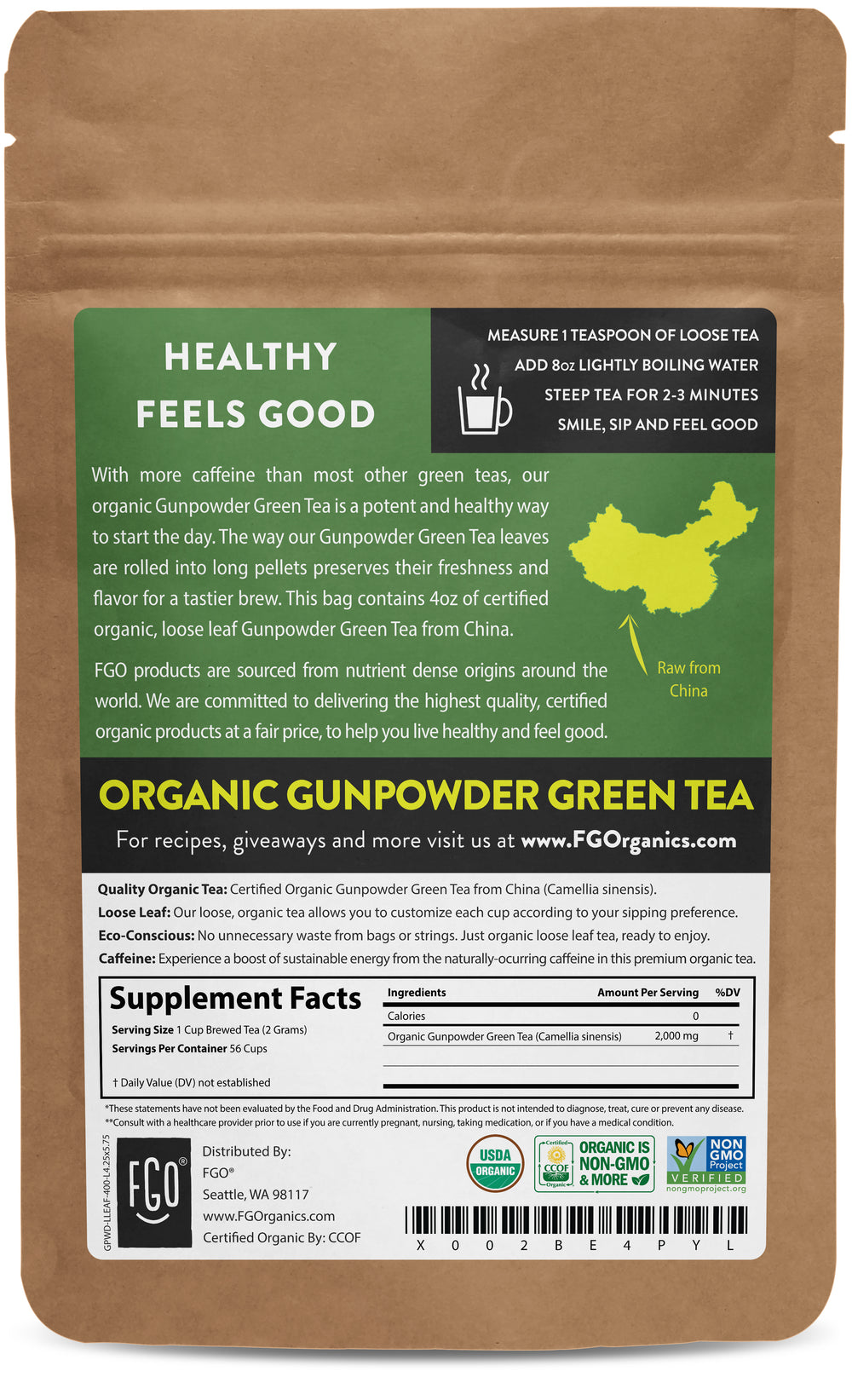 Gunpowder Loose Green Tea