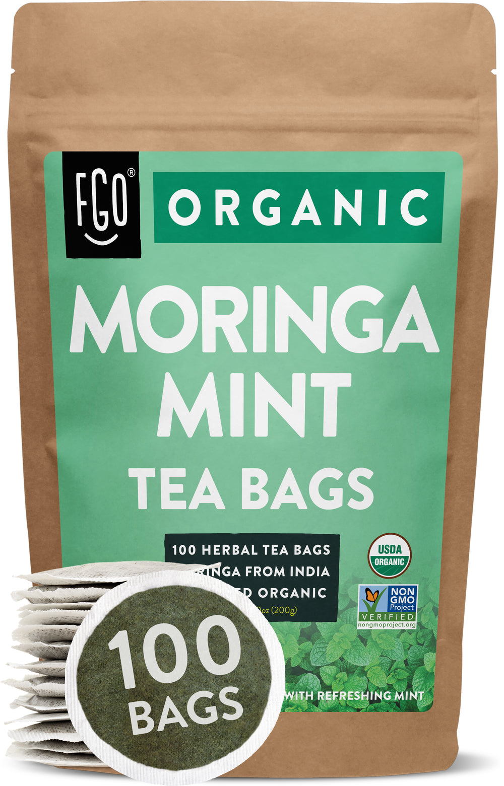 Moringa Mint Tea Bags