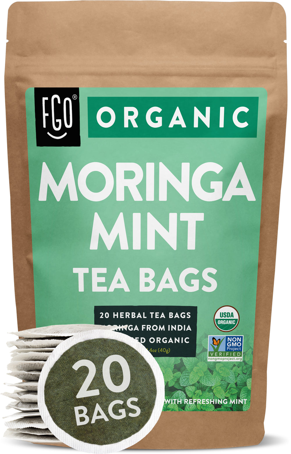Moringa Mint Tea Bags