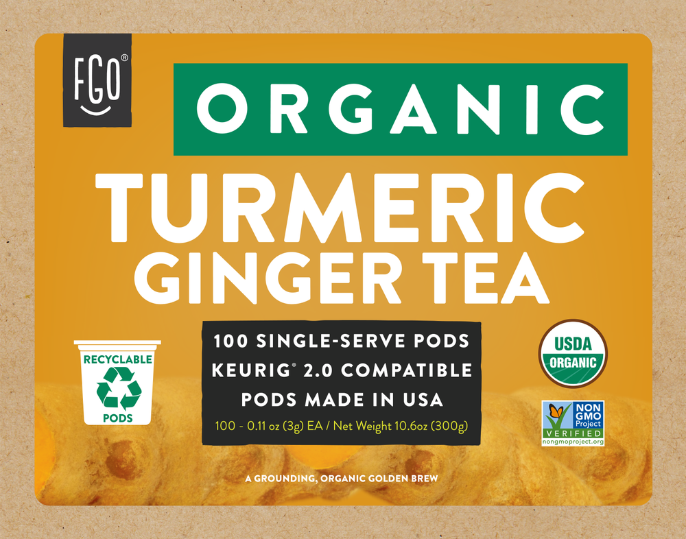 Turmeric Ginger Tea K-Cup Pods