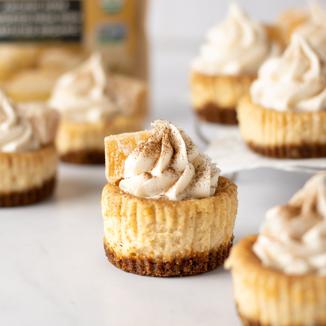 Gingersnap Ashwagandha Cheesecake Bites