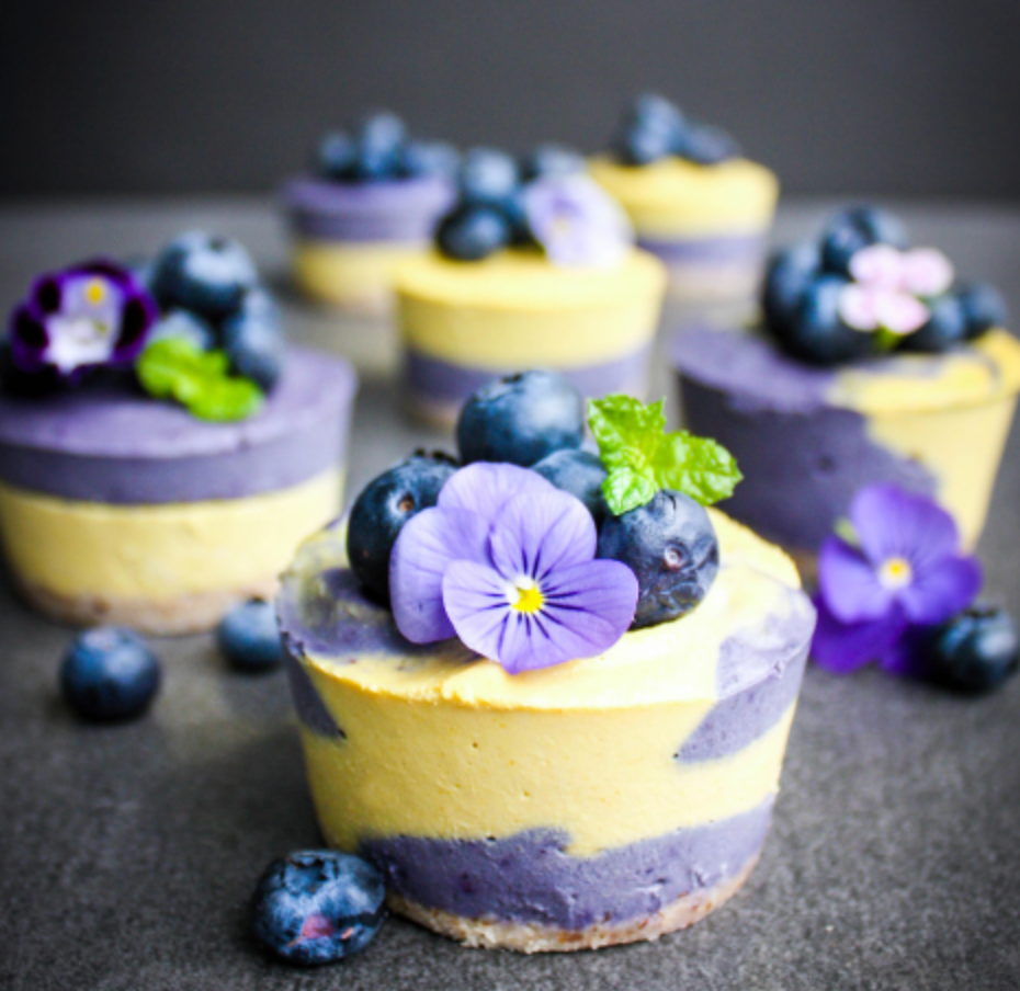 Maqui Mango Cheesecakes
