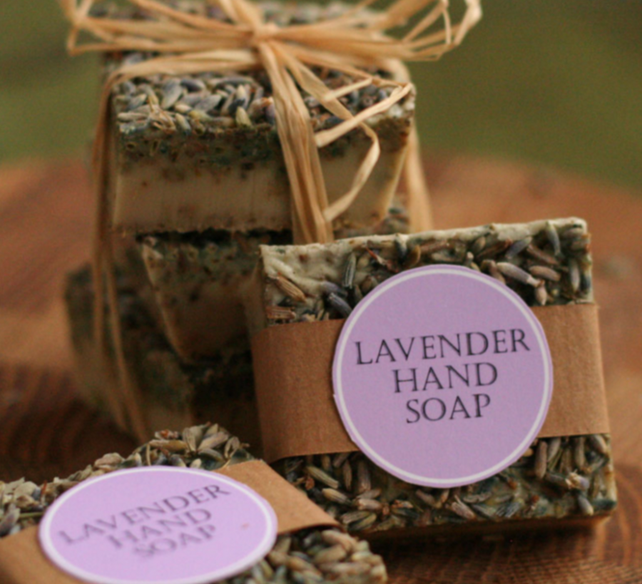 Homemade Lavender Soap