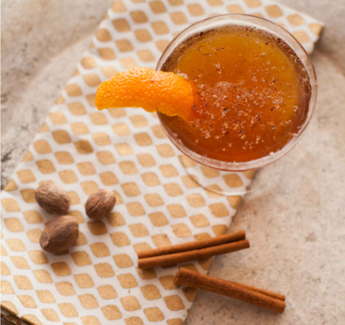 Spiced Manhattan (with Cinnamon Stick stirrer)