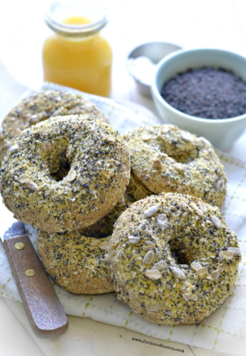 Gluten-Free Vegan Everything Bagels (with Arrowroot)