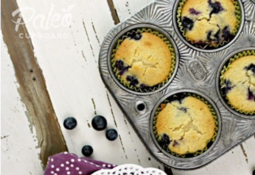 Paleo Blueberry Muffins (with Arrowroot)