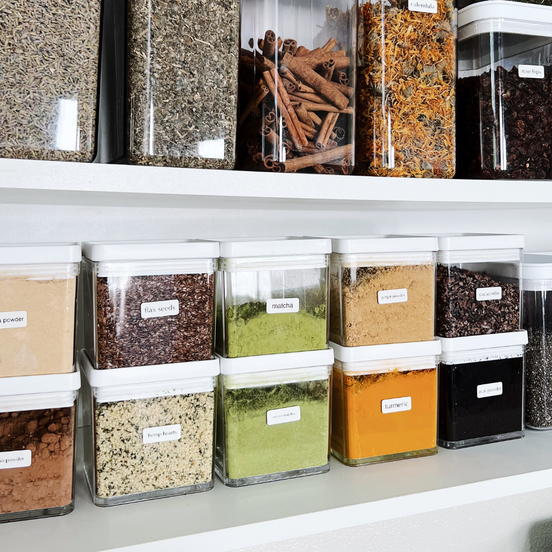4 Essential Items to Organize Your Superfoods!