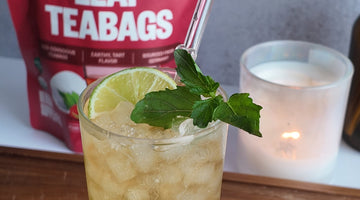 Raspberry Tea Mojito Mocktail