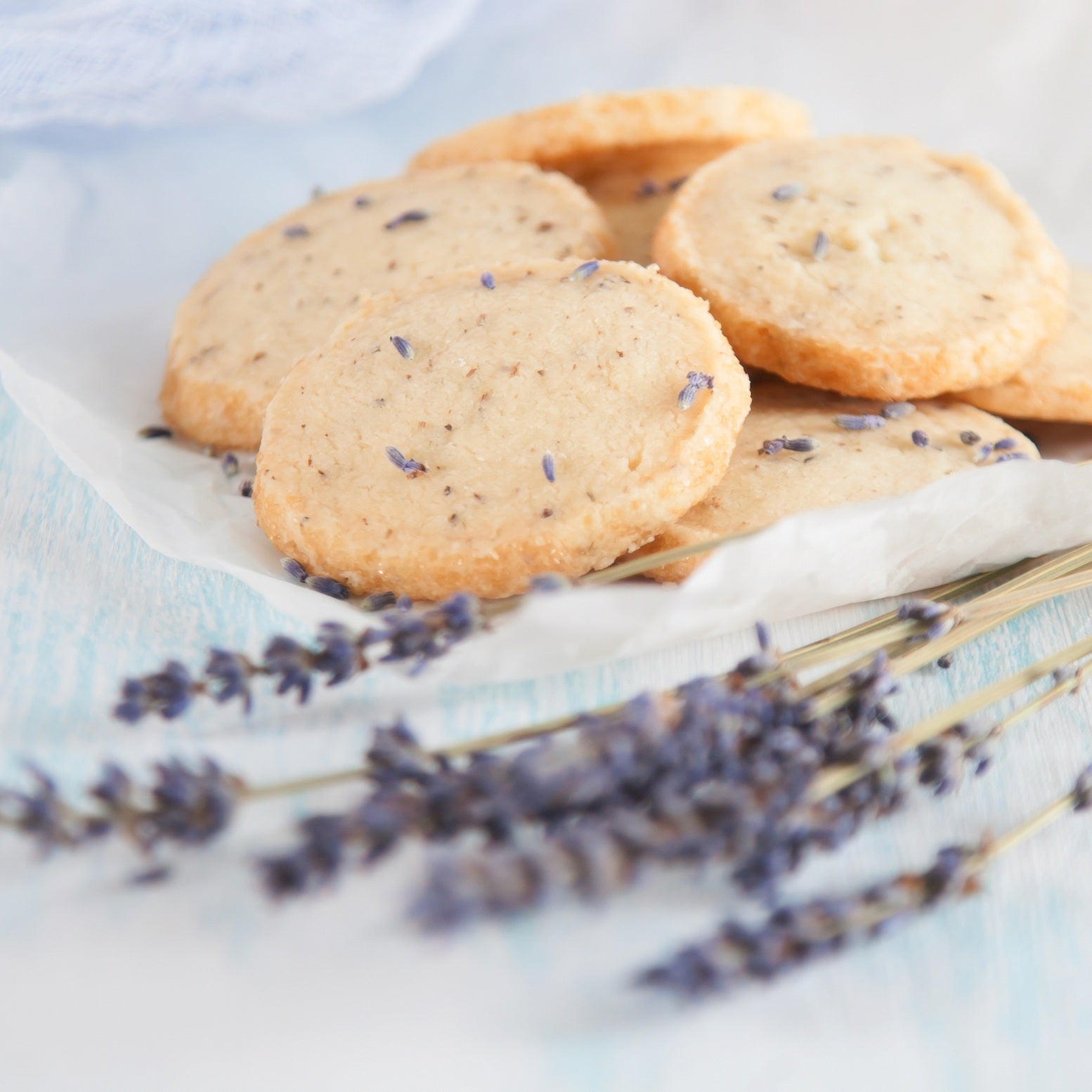 Lavender Shortbread Cookies