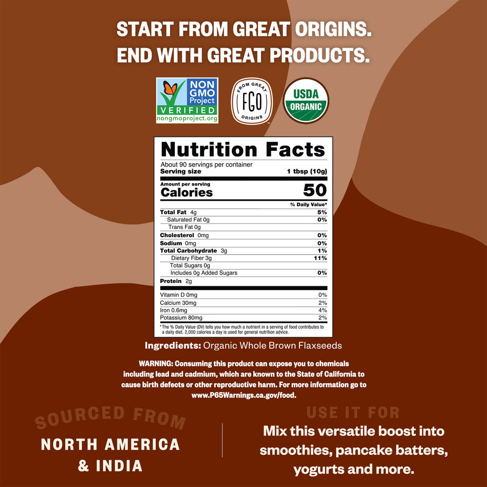 Brown Flax Seed - Whole