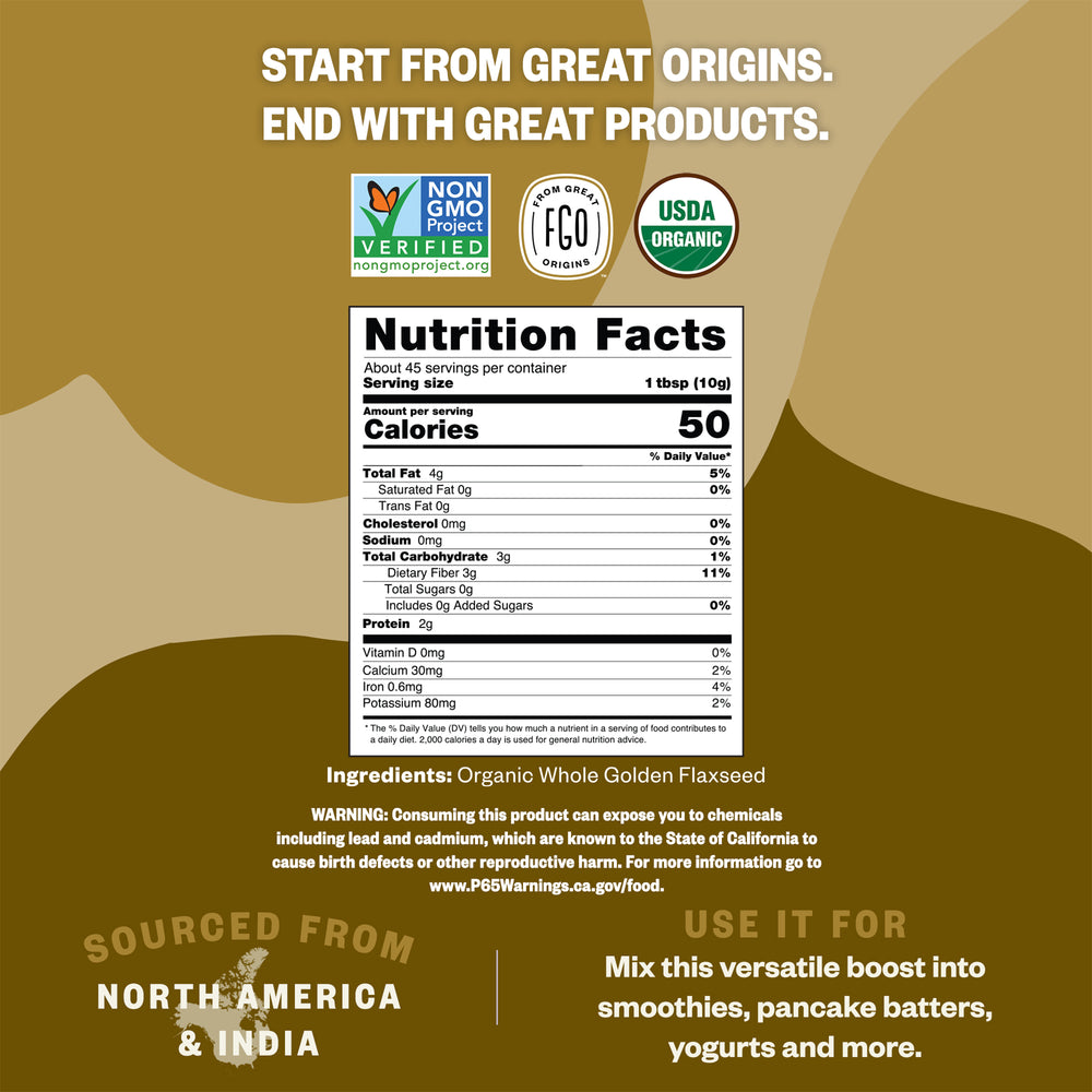 Golden Flax Seed - Whole