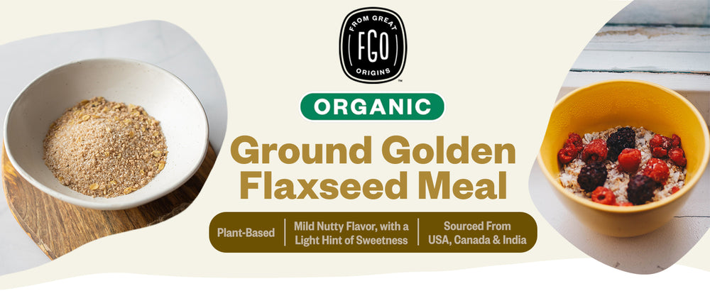 organic flax seed for planting Golden Flax Seed - Ground – FGO
