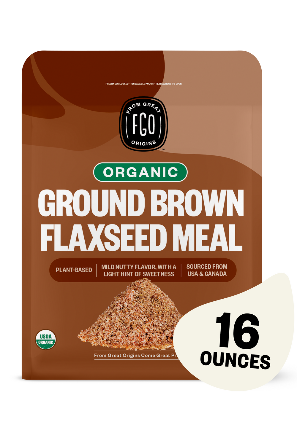 organic flax seed for planting Brown Flax Seed - Ground – FGO