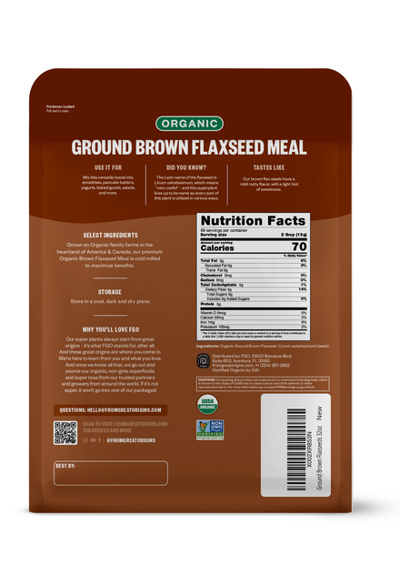 Brown Flax Seed - Ground