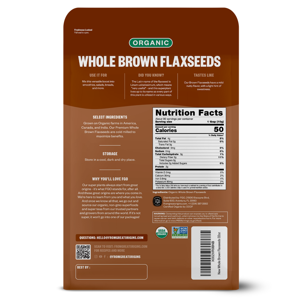 Brown Flax Seed - Whole
