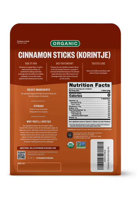 Korintje Cinnamon Sticks