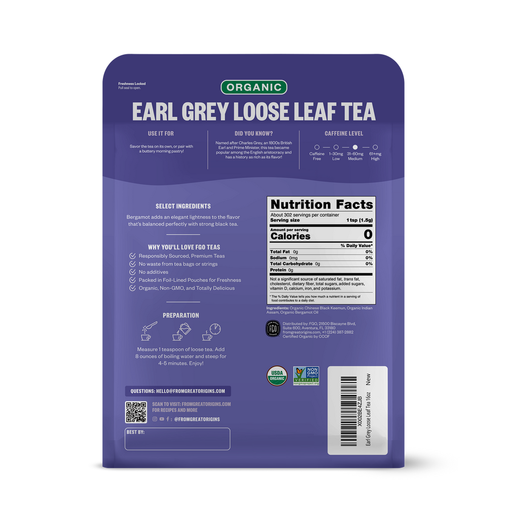 Earl Grey Loose Leaf Tea