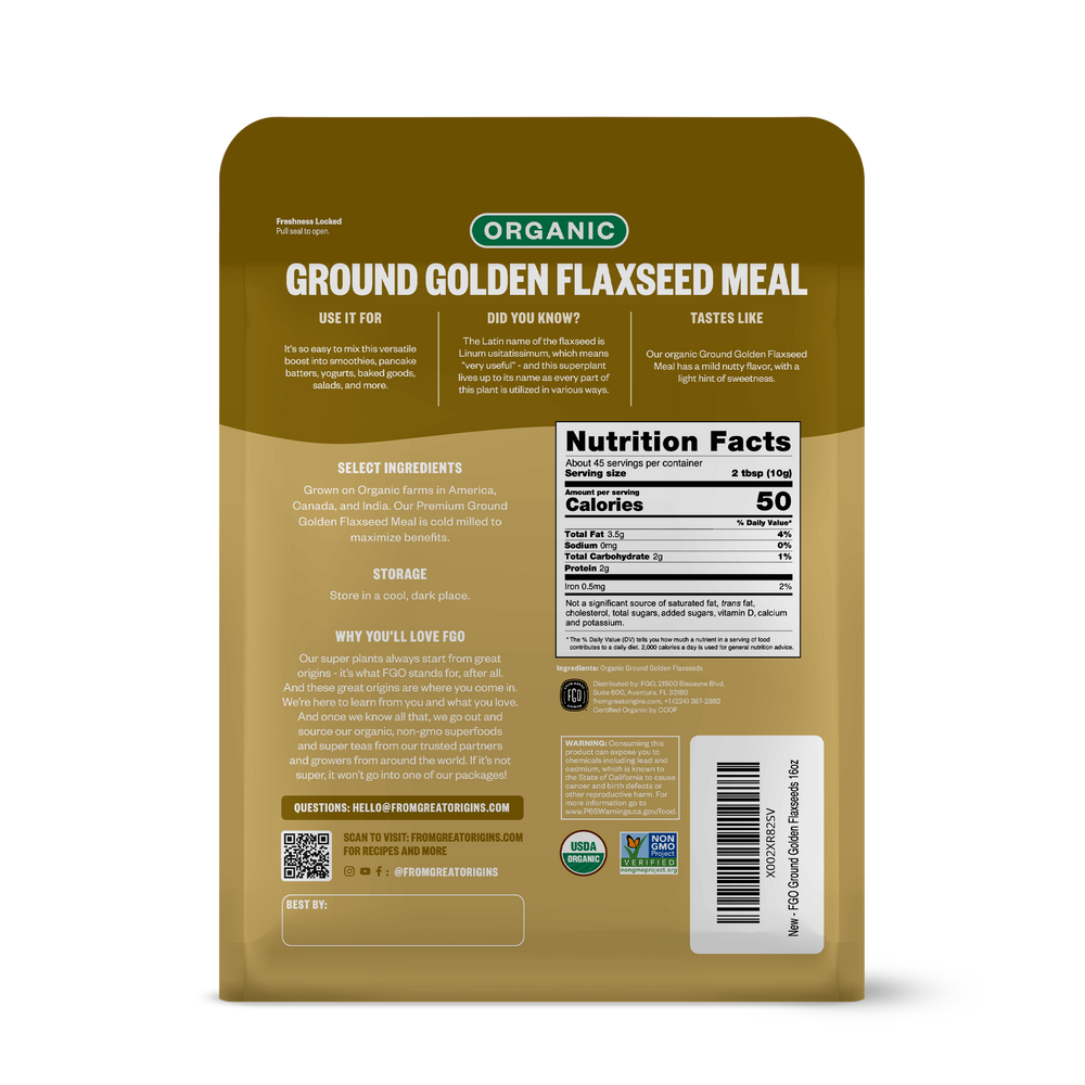 Golden Flax Seed - Ground