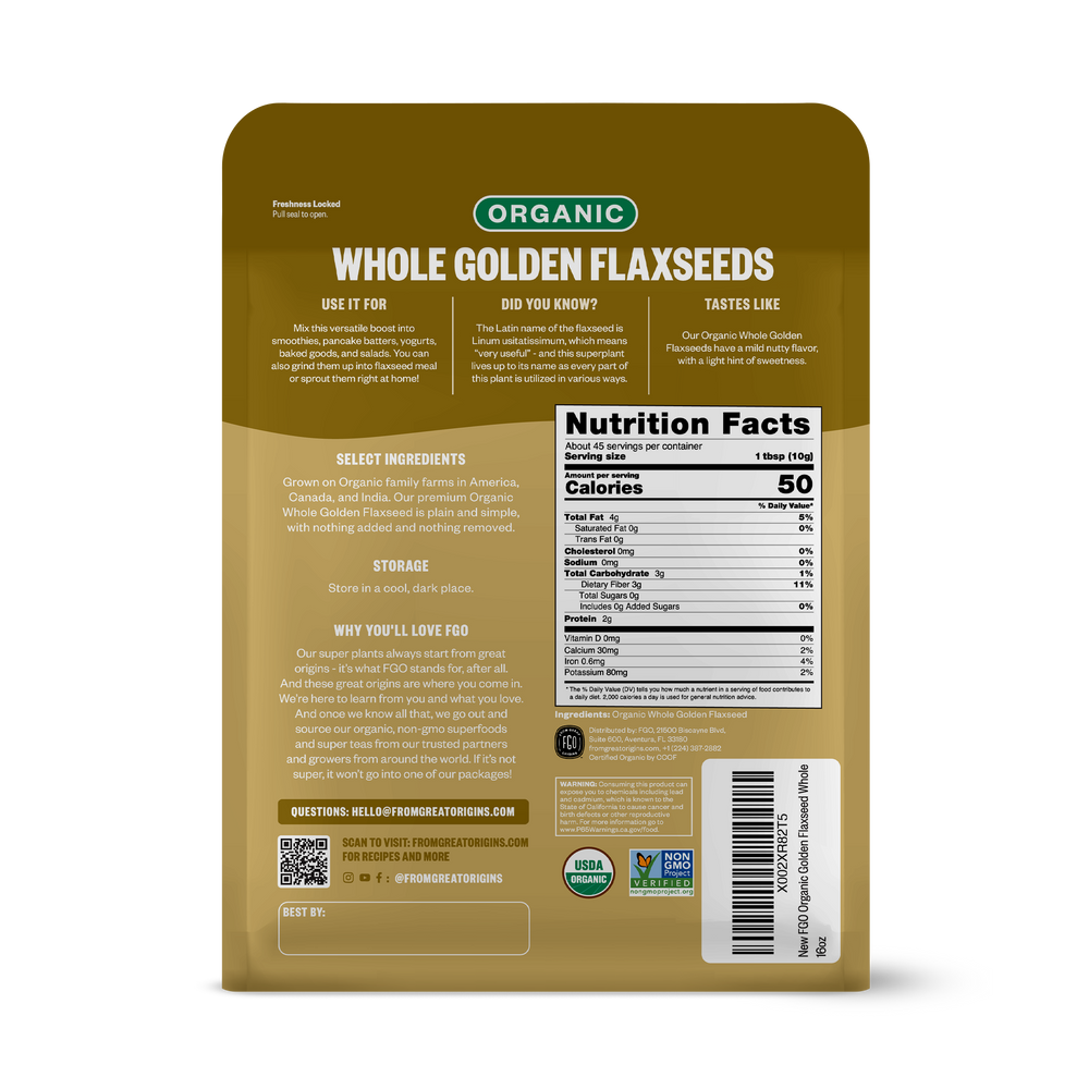 Golden Flax Seed - Whole