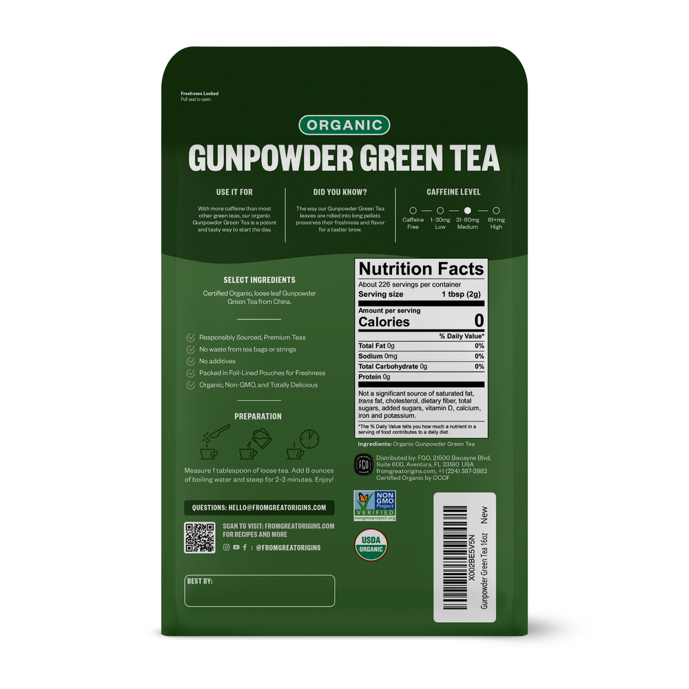Gunpowder Loose Green Tea
