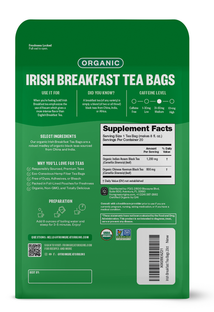 Irish Breakfast Tea Bags