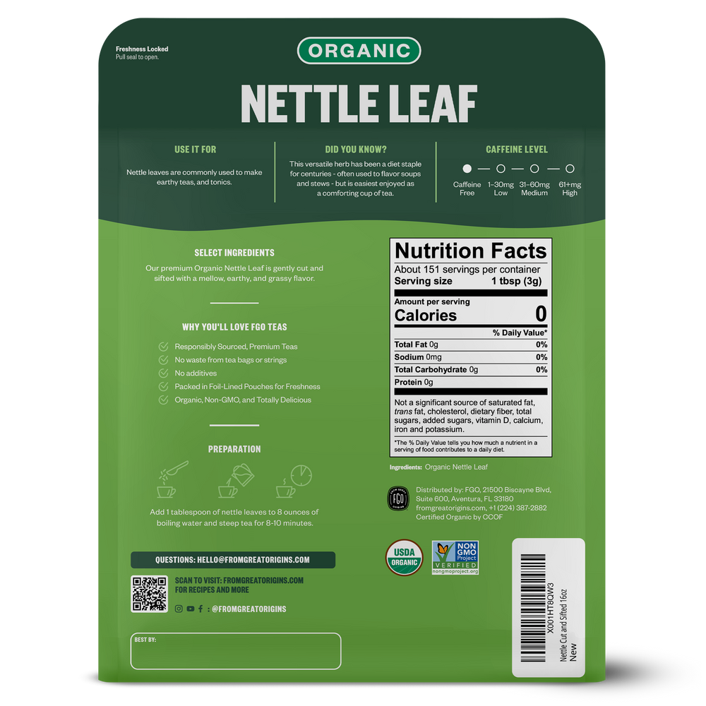 Nettle Leaf - Cut & Sifted