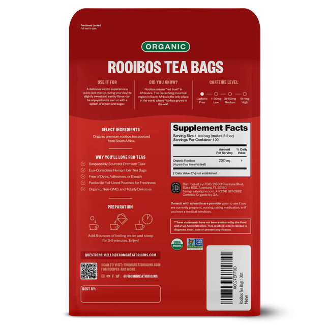 Rooibos Tea Bags