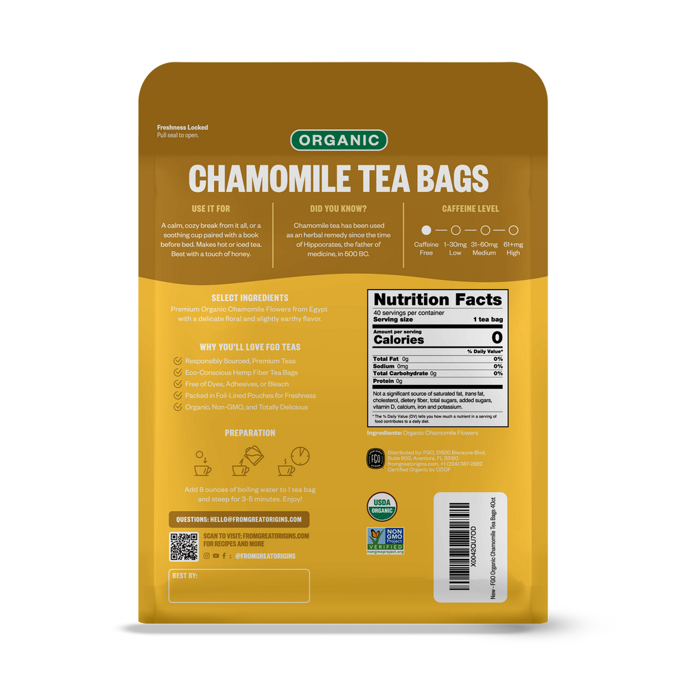 Chamomile Tea Bags