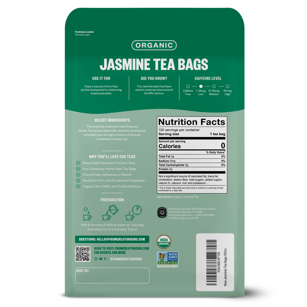 Jasmine Tea Bags