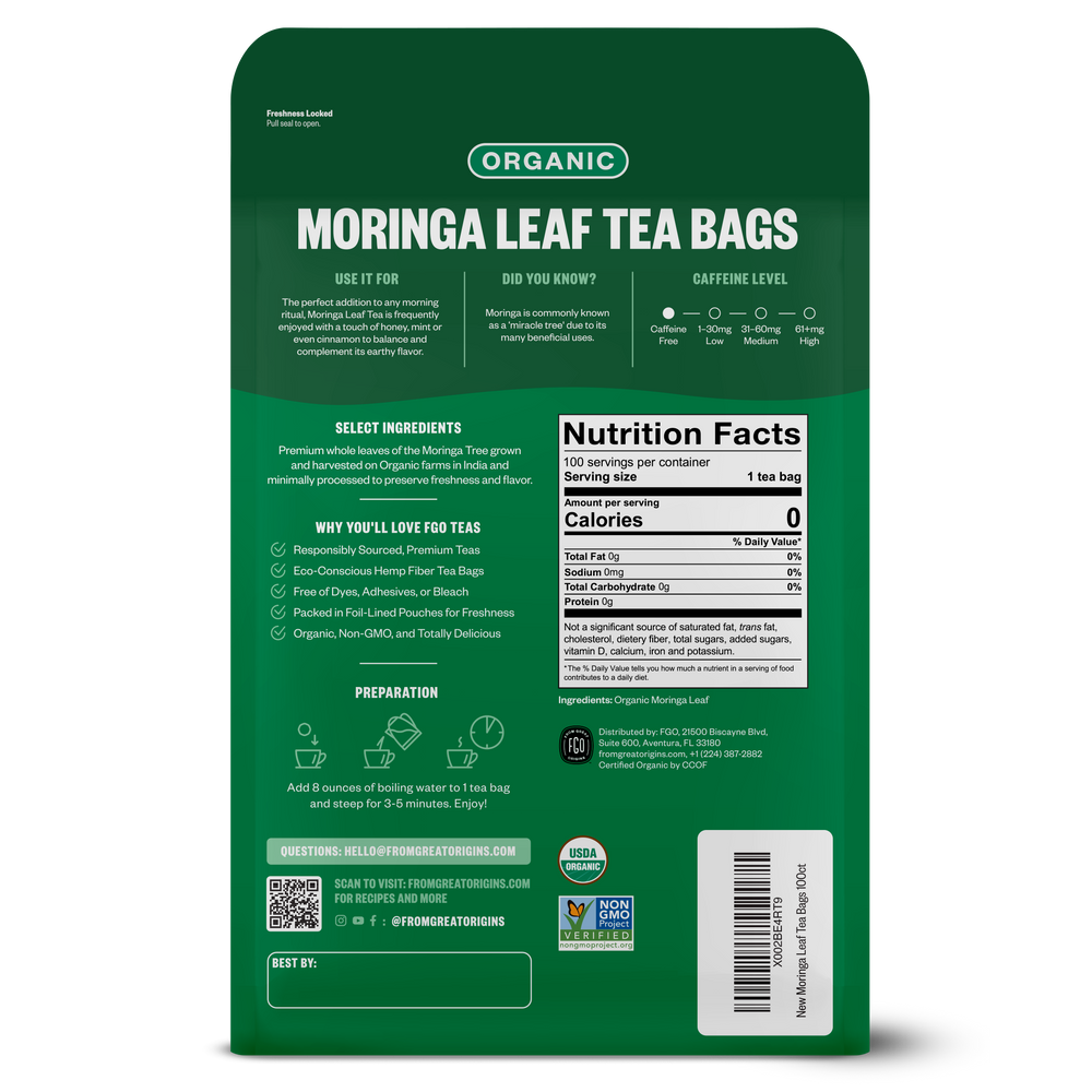 Moringa Tea Bags