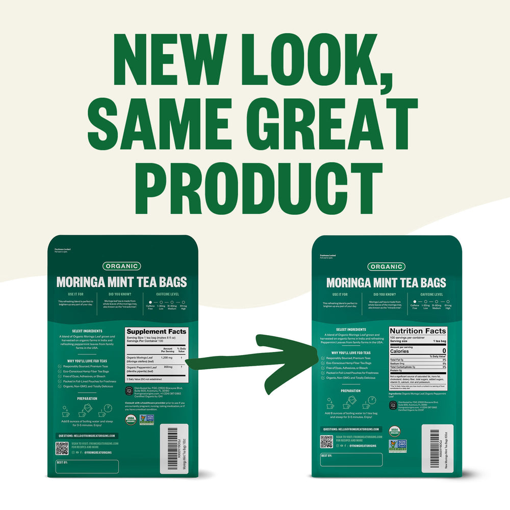 Moringa Mint Tea Bags