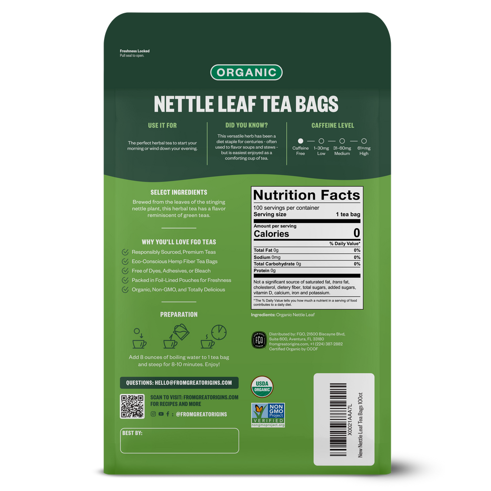 Nettle Leaf Tea Bags