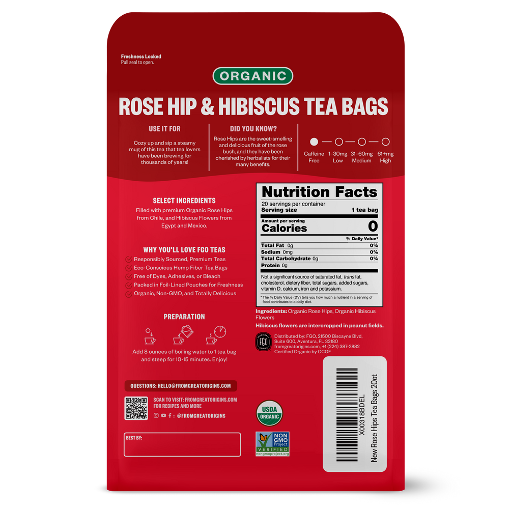 Rosehips Tea Bags