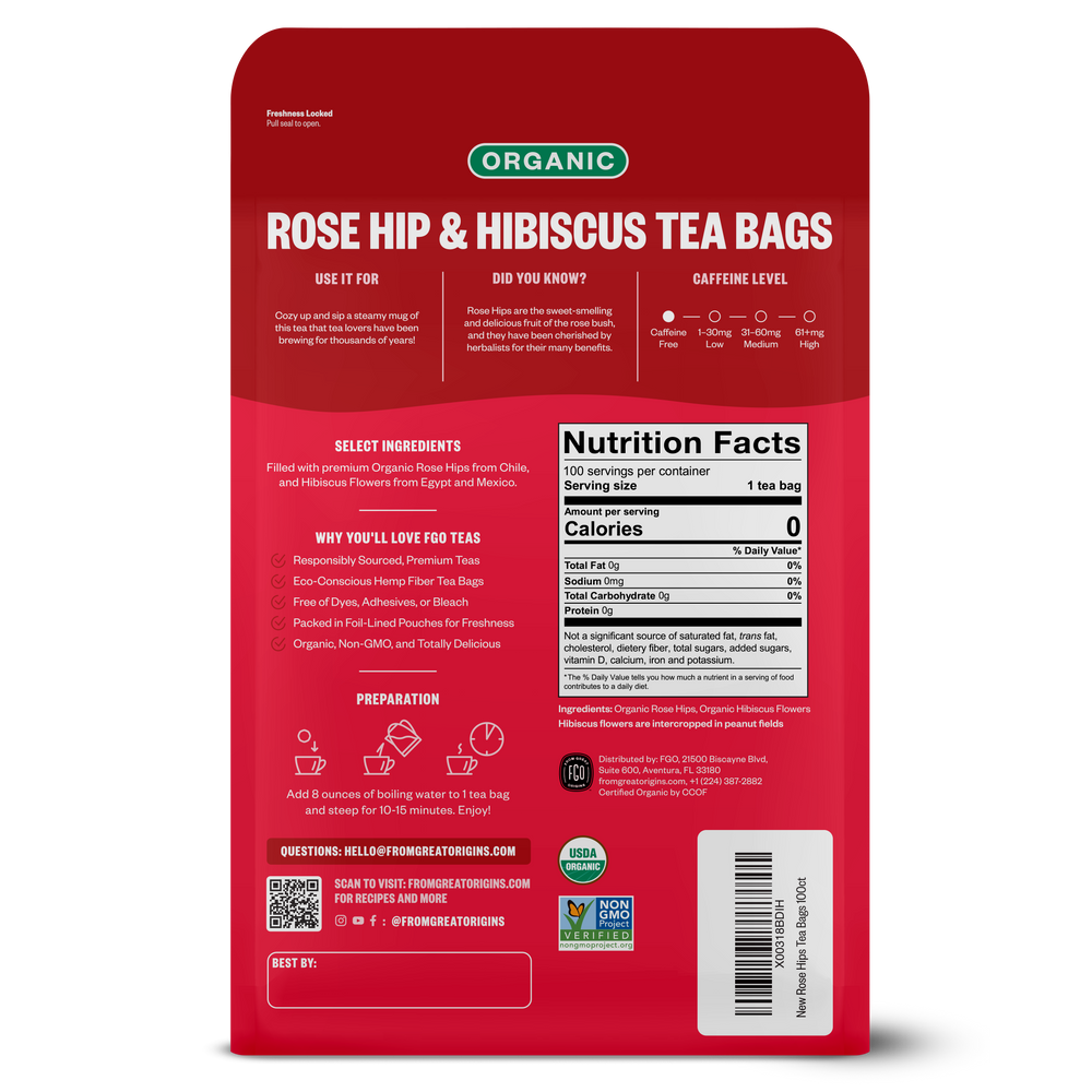 Rosehips Tea Bags