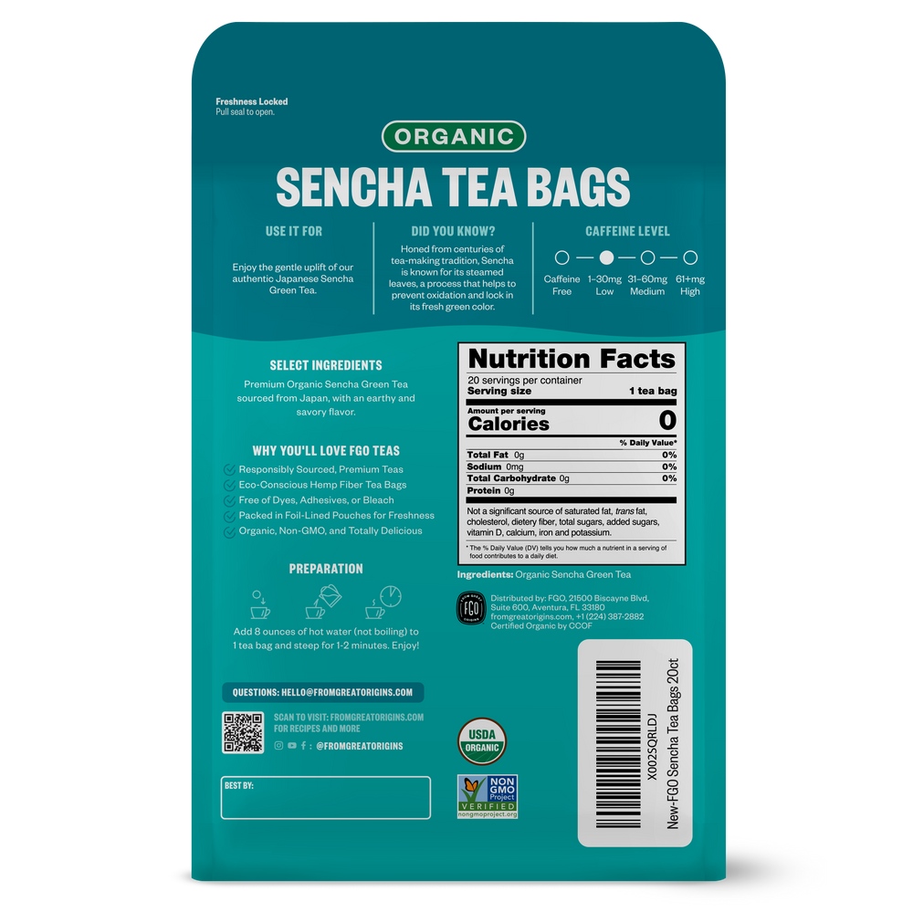 Sencha Tea Bags