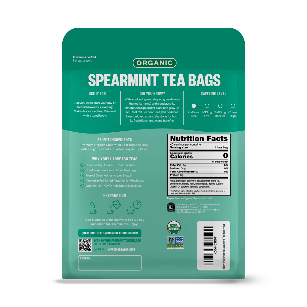 Spearmint Tea Bags