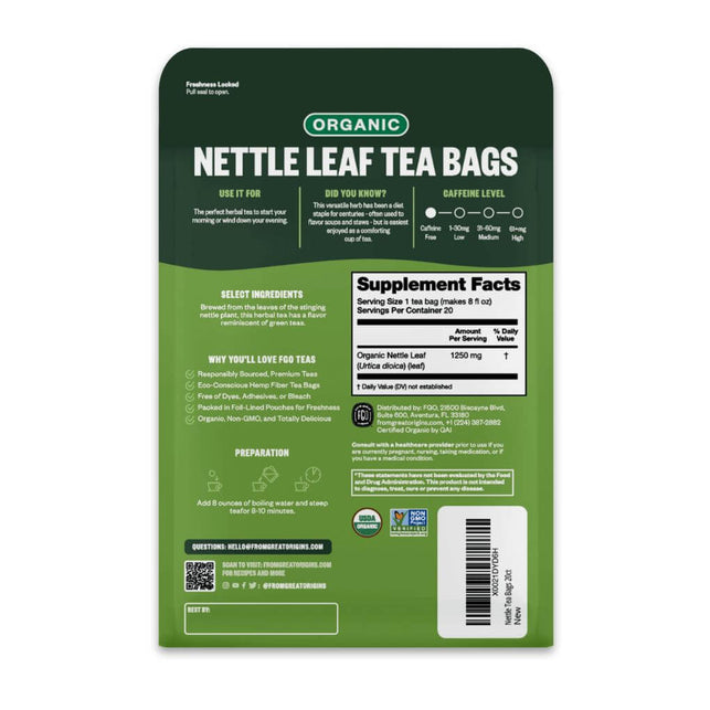 Nettle Leaf Tea Bags