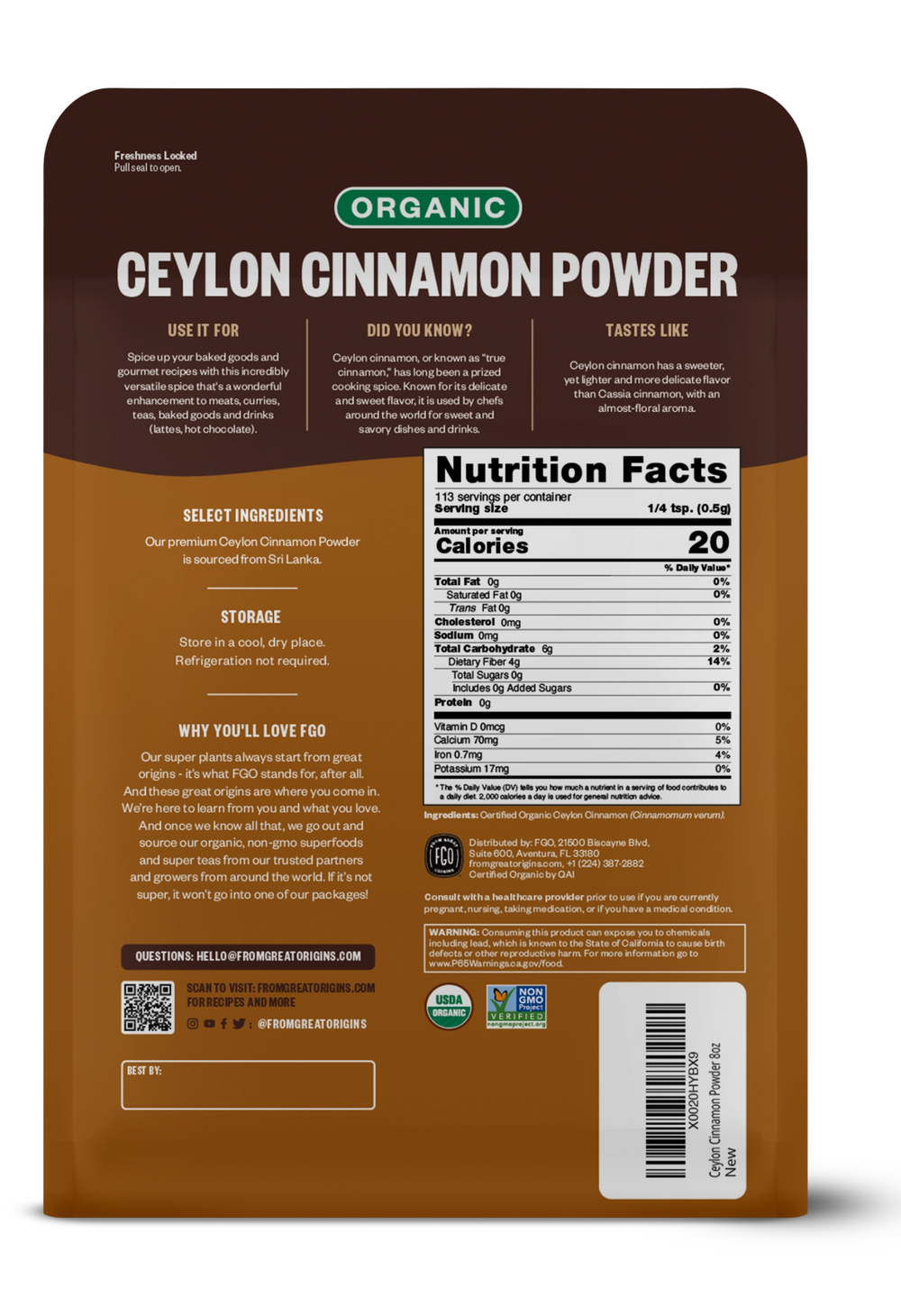 Ceylon Cinnamon Powder
