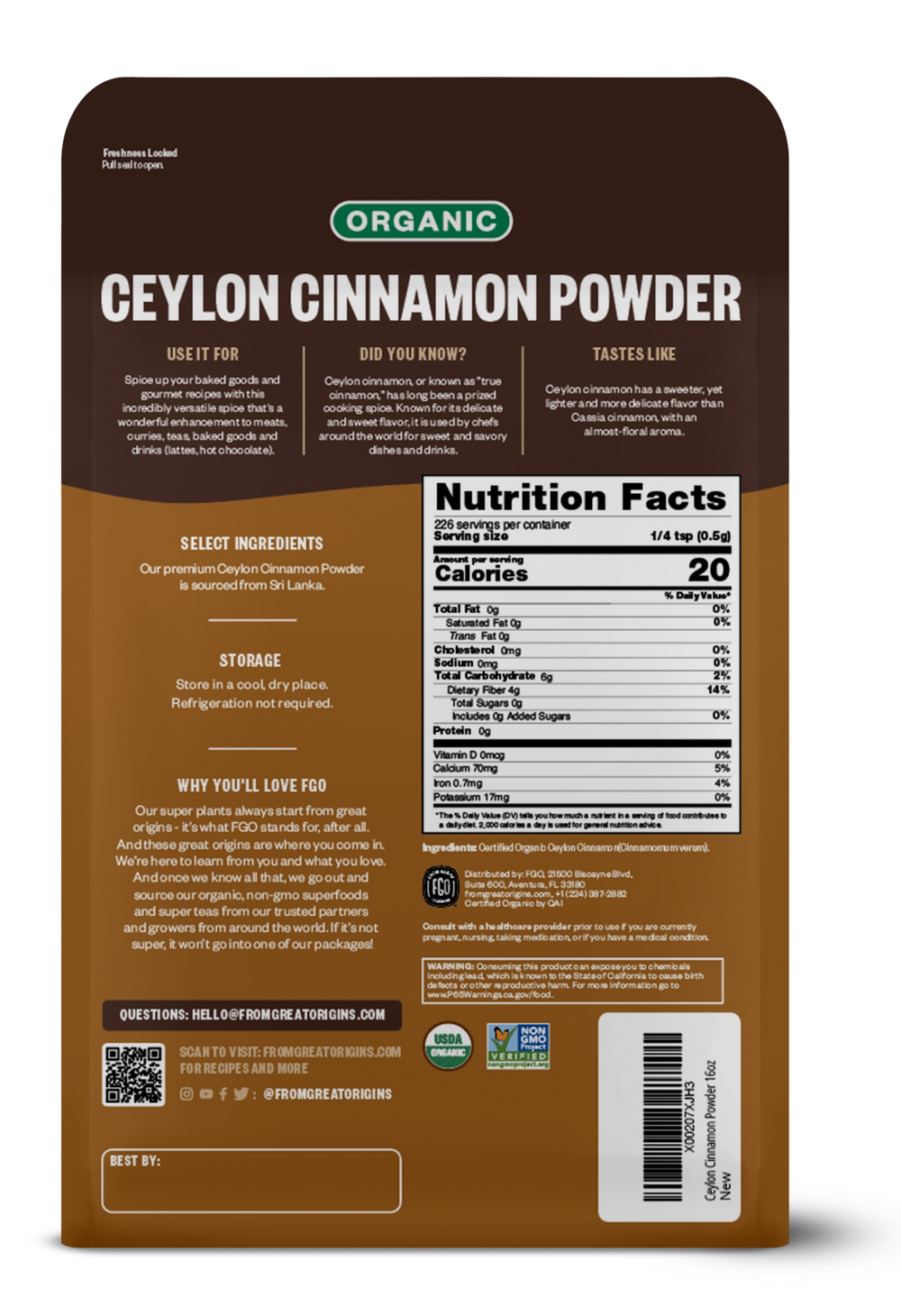 Ceylon Cinnamon Powder