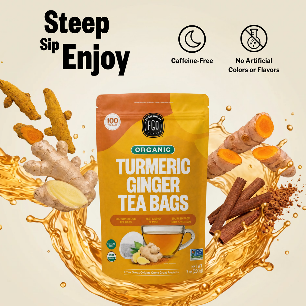 Turmeric Ginger Tea Bags