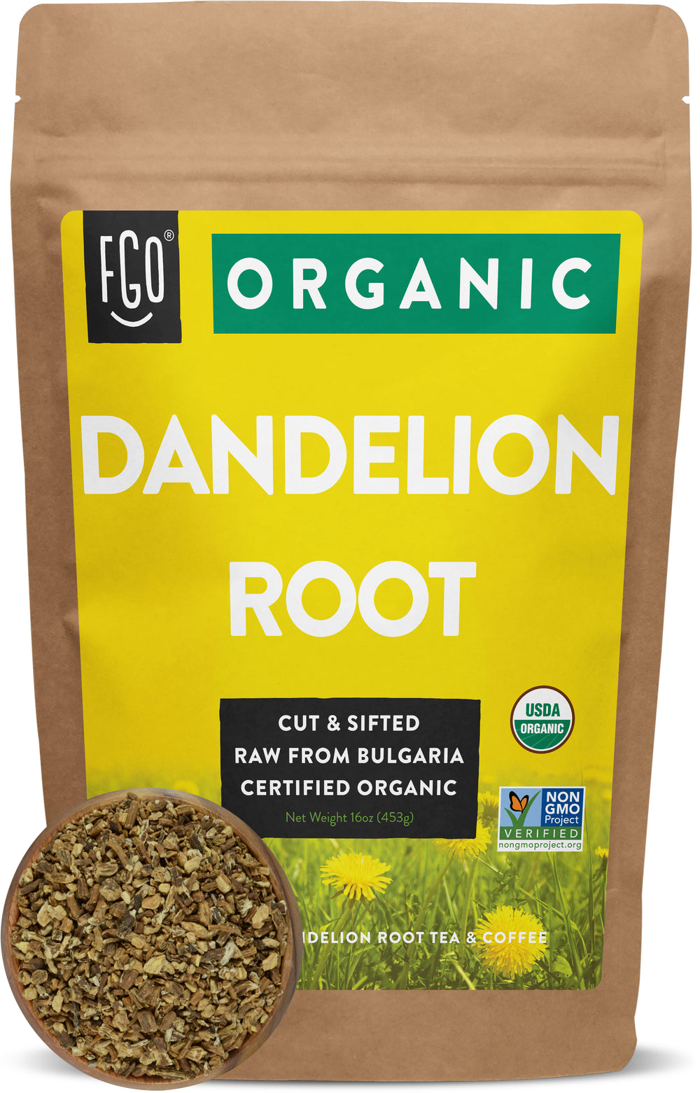 Dandelion Root - Cut & Sifted