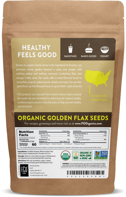 Golden Flax Seed - Whole