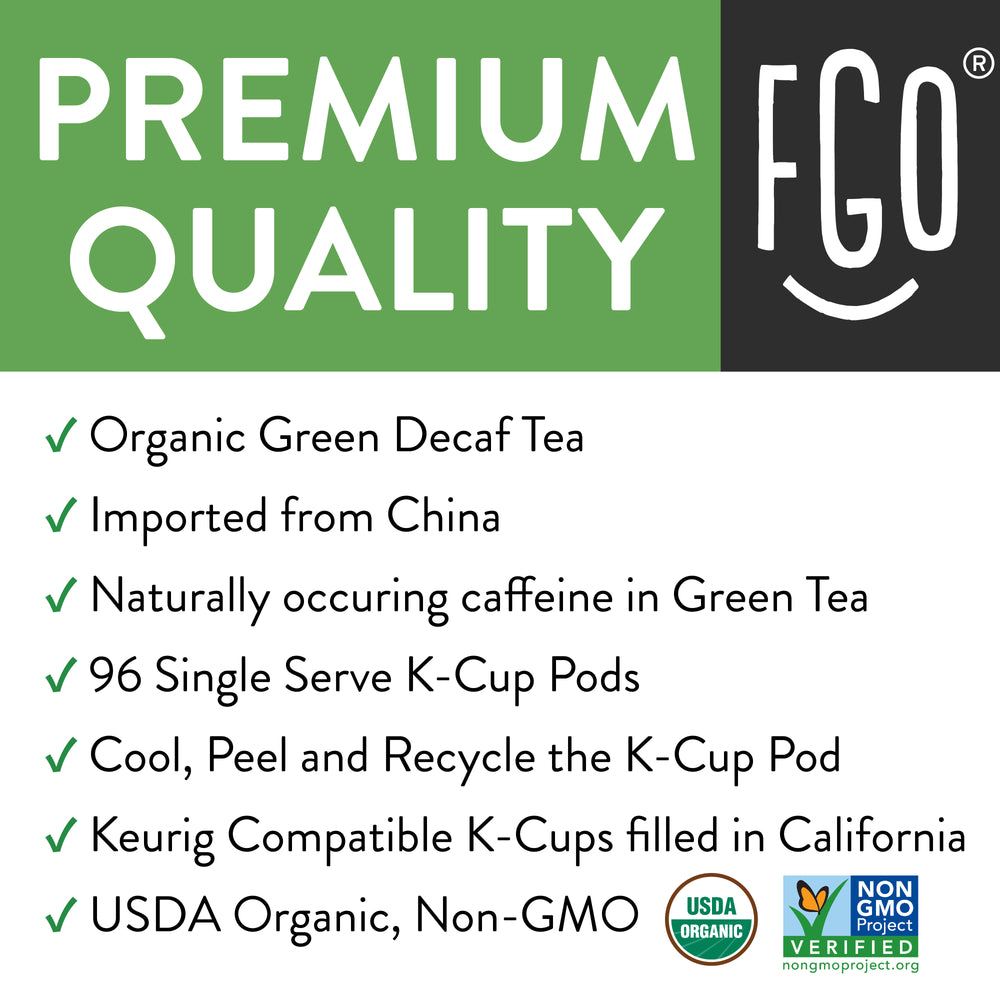 Green Decaf Tea K-Cup Pods